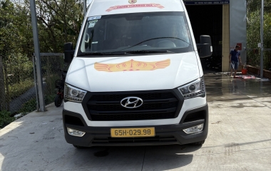 Thuê xe 16c Cần Thơ đi Châu Đốc 2n1d d