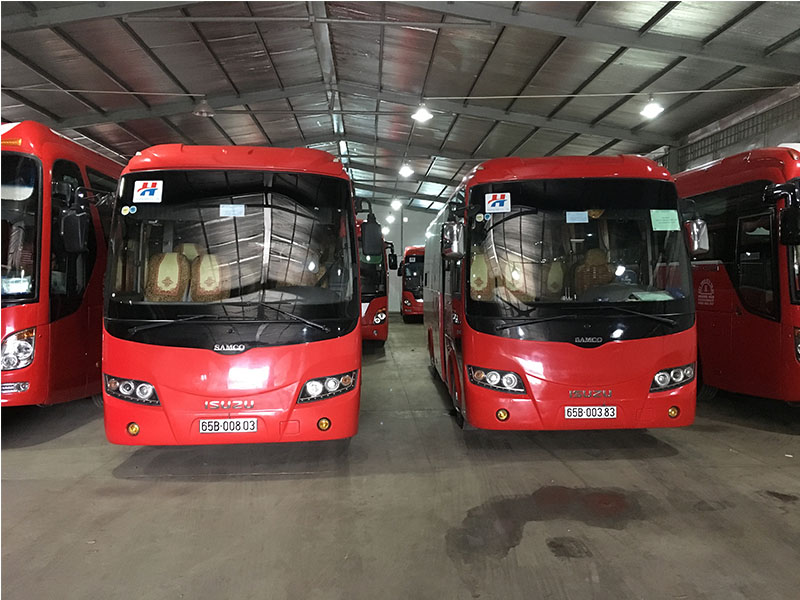 ảnh nhà xe hoàng hân 