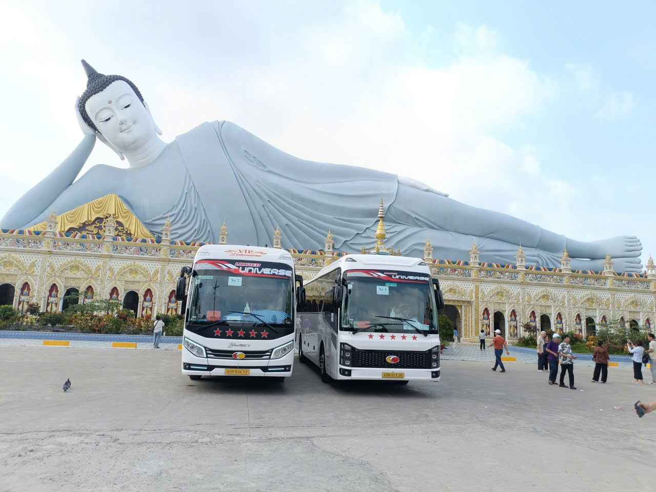 Chùa som rong ( tượng phật nằm ) sóc trăng